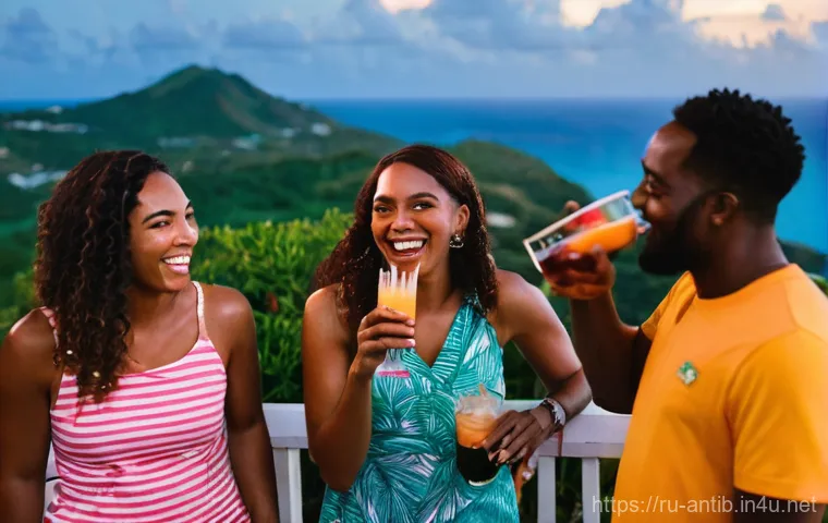 앤티가 바부다 나이트라이프 - **Antigua Nightclub Dance Floor**: An energetic and modern nightclub scene inside Vyce Sports Bar lo...